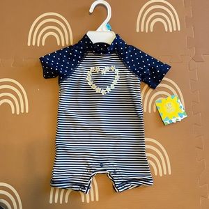 6-9 MONTH Rashgaurd, swimsuit. NWT